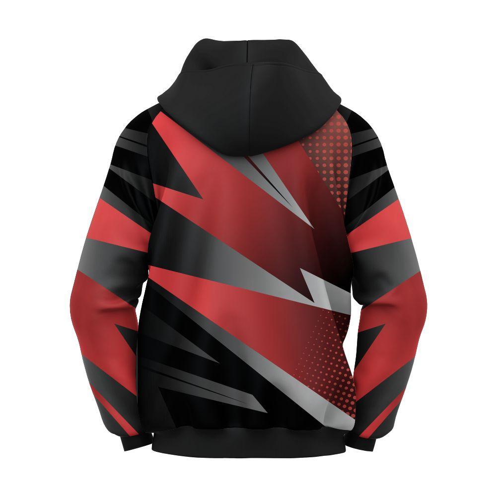 Men's Blade Printed Fleece Hoodie -  Hooded Neck Sweater