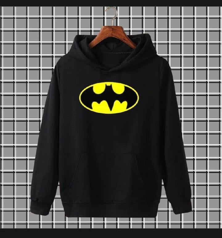 Black Mens Fleece hoodie - BATMAN edition