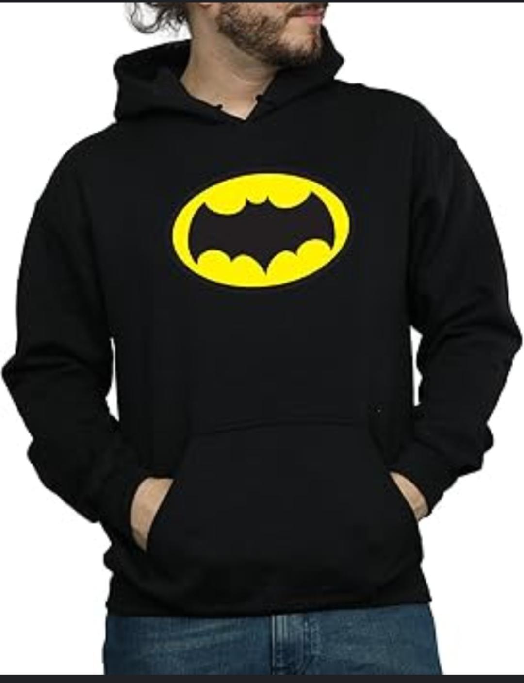 Black Mens Fleece hoodie - BATMAN edition